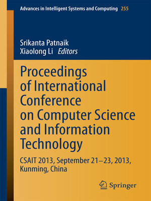 cover image of Proceedings of International Conference on Computer Science and Information Technology